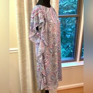 #9 Gorgeous Lauren Ralph Lauren Watercolor Paisley Dress Size 14